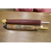 Two Japanese parasols, approx