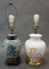 TWO JAPANESE PORCELAIN TABLE L