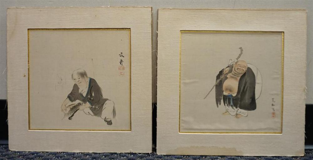TWO JAPANESE PORTRAIT PAINTINGS
