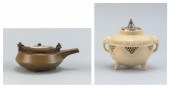 TWO JAPANESE POTTERY ITEMSTWO