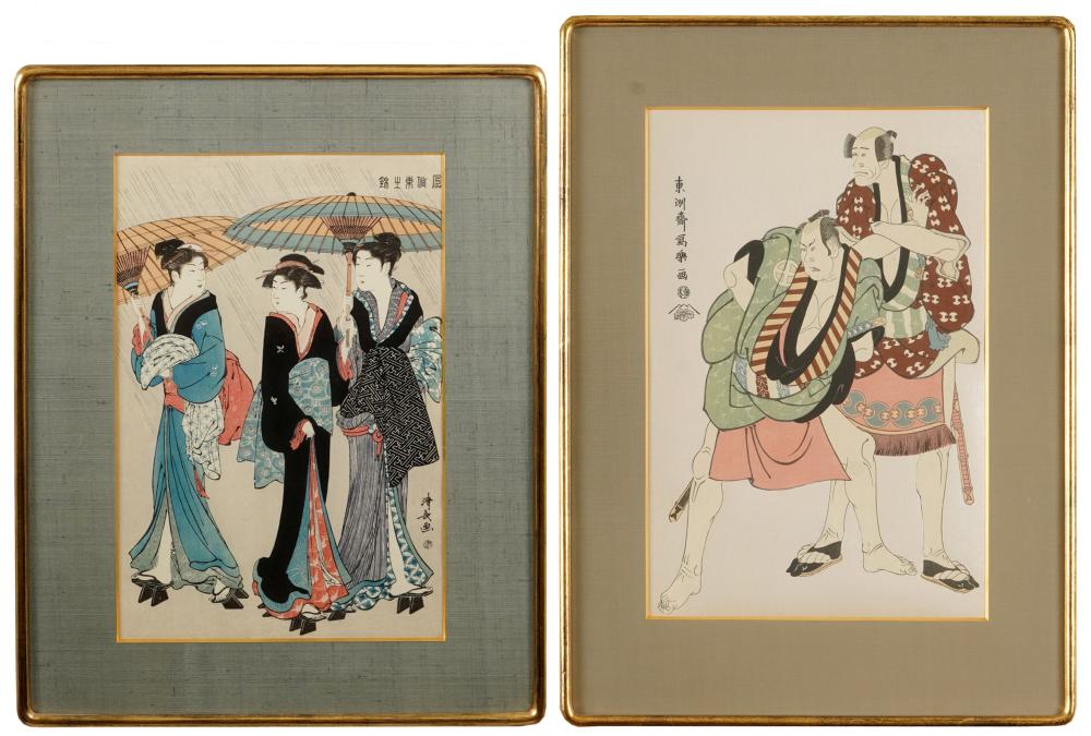 TWO JAPANESE PRINTSeach a