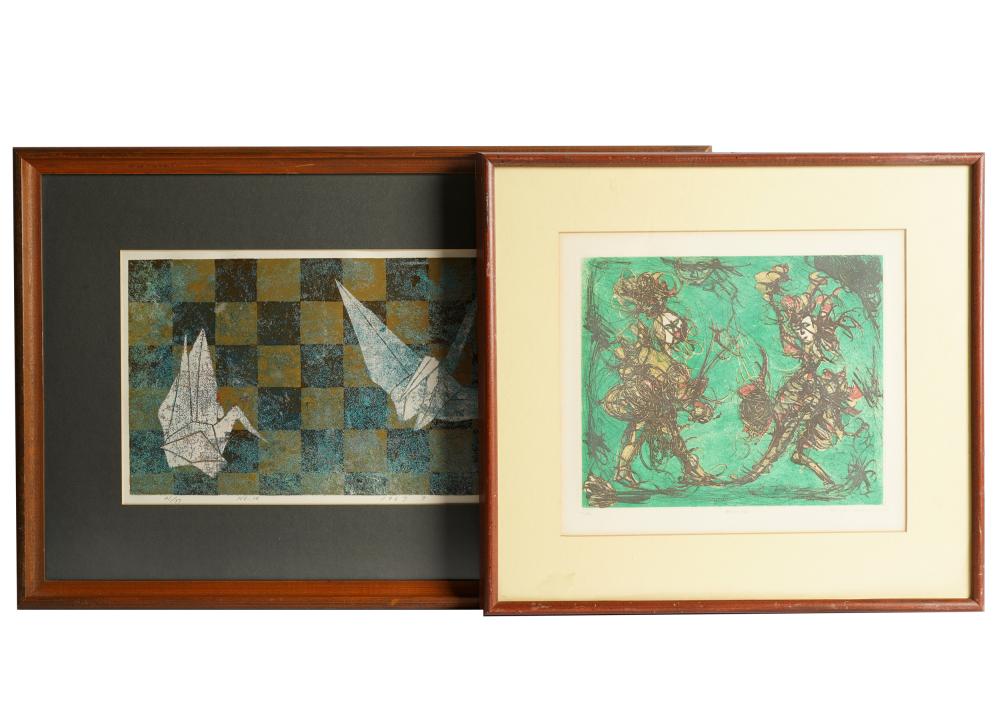 TWO JAPANESE PRINTSthe first: Yukio