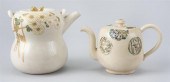 TWO JAPANESE SATSUMA POTTERY T