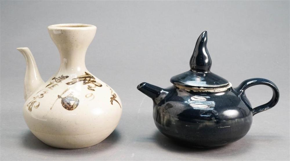 TWO JAPANESE STUDIO TEAPOTSTwo