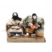 TWO JAPANESE TAISHO SAMURAI DO