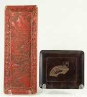 Two Japanese Traysthe first: r
