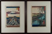 TWO JAPANESE UKIYO-E PRINTS BY