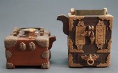 TWO JAPANESE WOOD AND YING SIN