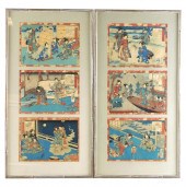 TWO JAPANESE WOODBLOCK PRINTS