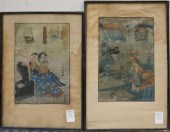 TWO JAPANESE WOODBLOCK PRINTS