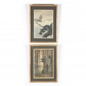 TWO JAPANESE WOODBLOCK PRINTS