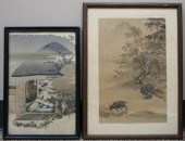 TWO JAPANESE WOODBLOCK PRINTS