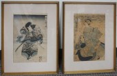 TWO JAPANESE WOODBLOCK PRINTS,