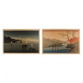 TWO JAPANESE WOODBLOCK PRINTS