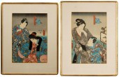TWO JAPANESE WOODBLOCK PRINTSe