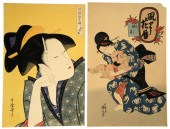 TWO JAPANESE WOODBLOCK PRINTSe