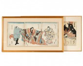 TWO JAPANESE WOODBLOCK PRINTSe