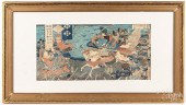TWO JAPANESE WOODBLOCK TRIPTYC