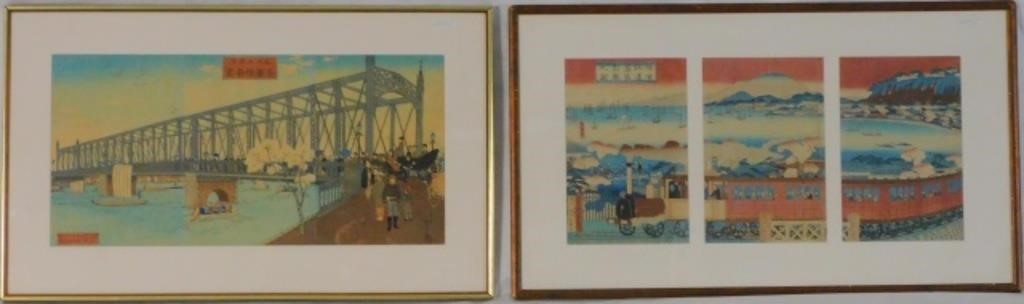 TWO JAPANESE WOODBLOCK UKIYO-E