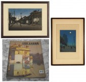 TWO JAPANESE WOODBLOCKS AND A