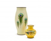 TWO JAPANESE YELLOW GROUND CLO