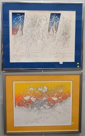TWO JEAN MICHEL FOLON (1934-20