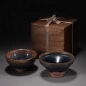 TWO JIAN TYPE TEACUPS<br>TWO J