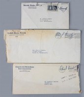 TWO JOHN F. KENNEDY LETTERS TO