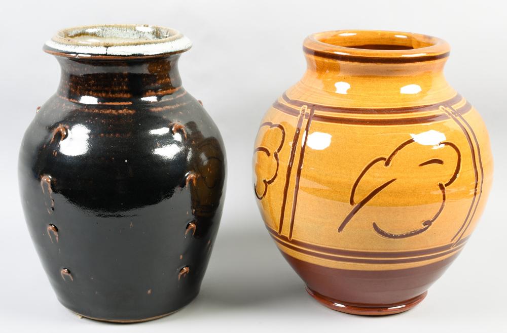 TWO JOHN MATHIESON STUDIO POTTERY