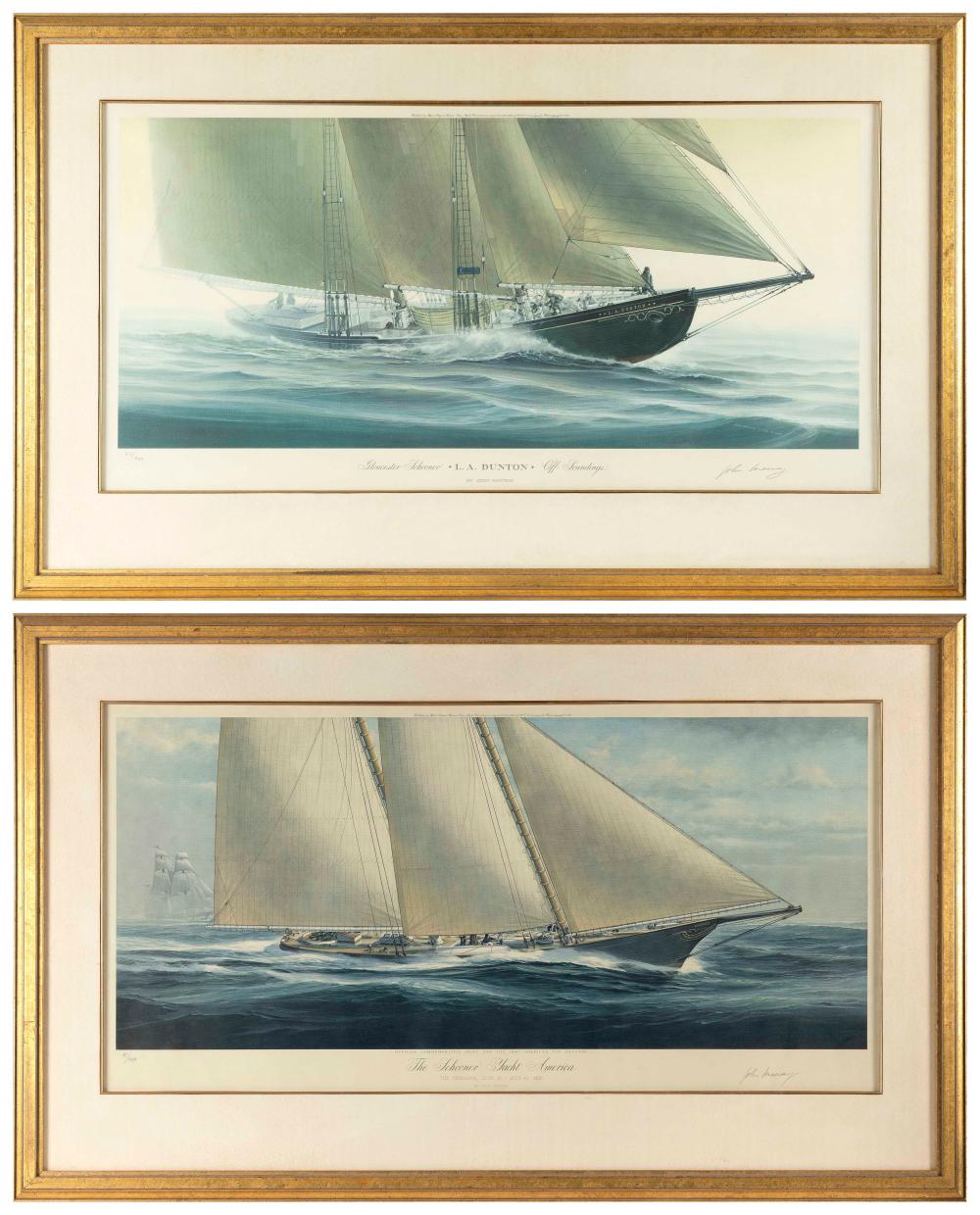 TWO JOHN MECRAY PRINTS 20TH CENTURY
