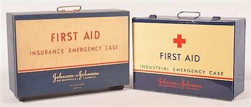 TWO JOHNSON & JOHNSON FIST AID