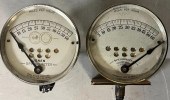 TWO JONES 60 MPH SPEEDOMETERS,