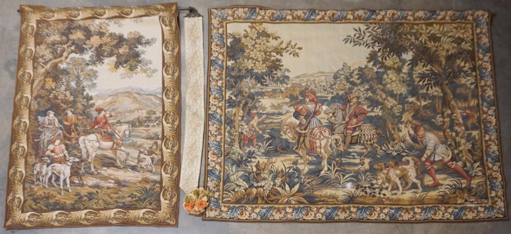 TWO JP PARIS PANNEAUX GOBELINS
