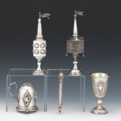TWO JUDAIC STERLING SILVER SPI