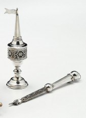 Two Judaica silver items    19