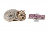 TWO JUDITH LEIBER CRYSTAL ACCE
