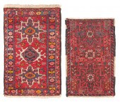 TWO KARAJA MATS: 1’8” X 2’8” A