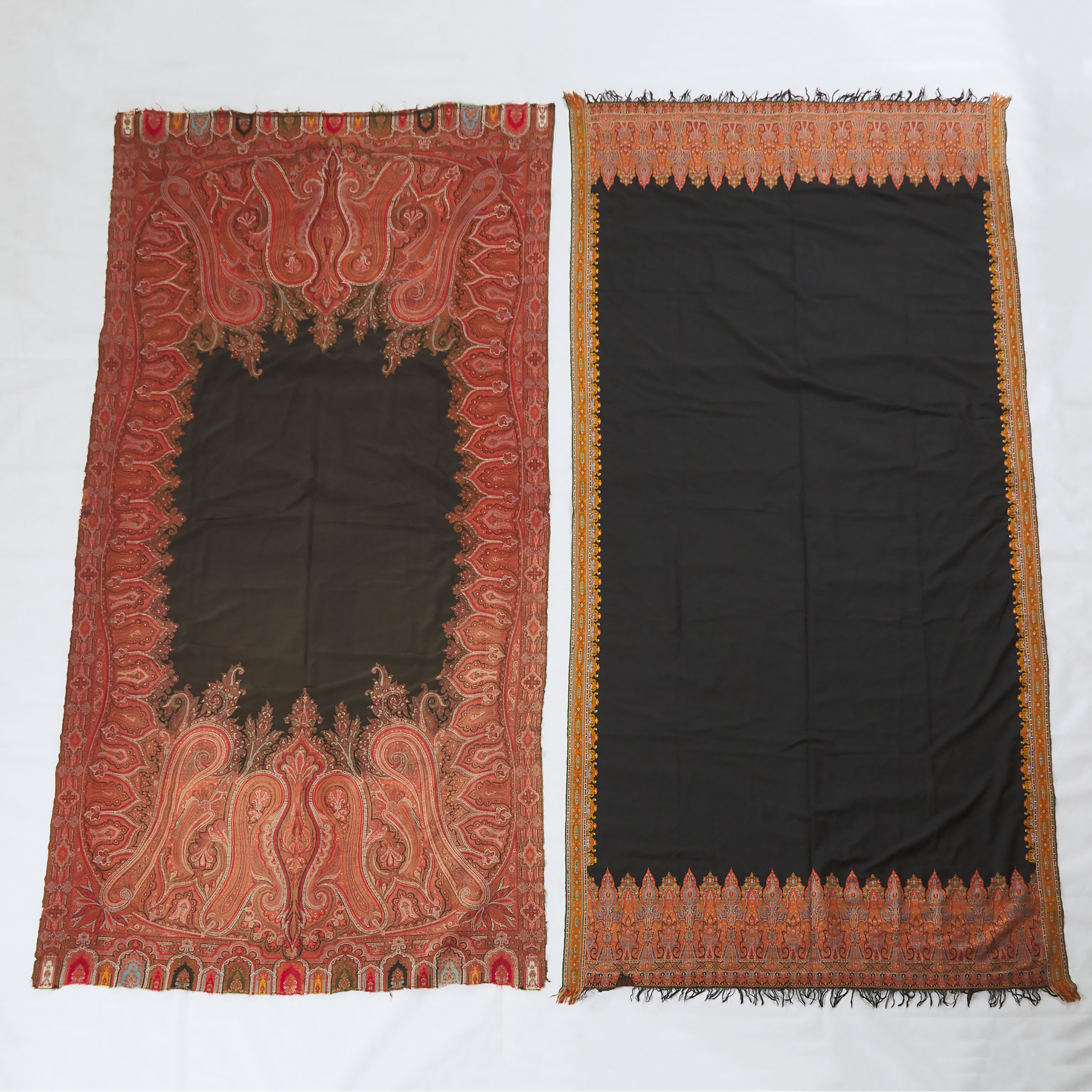 Two Kashmiri Textiles, Late 19th
