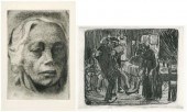 Two Kathe Kollwitz etchings (G