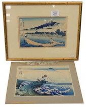 TWO KATSUSHIKA HOKUSAI (1760 -