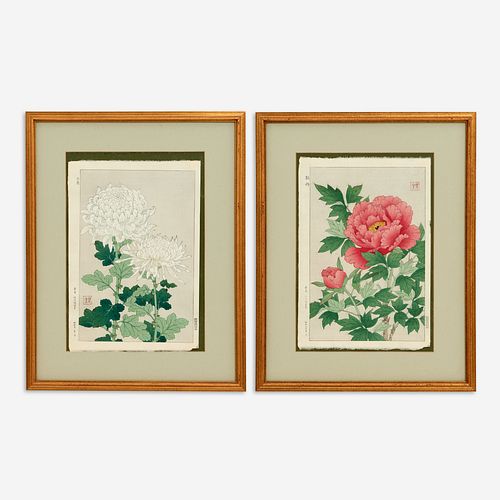 TWO KAWARAZAKI SHODO FLORAL