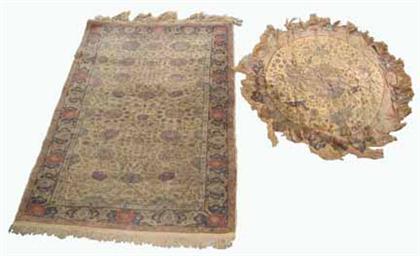 Two Kayseri silk rugs    central