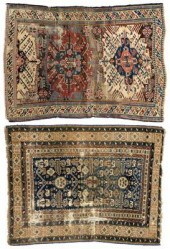 Two Kazak rugs: 3 ft. 6 in. x