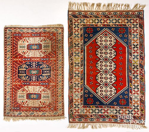 TWO KAZAK STYLE CARPETSTwo Kazak