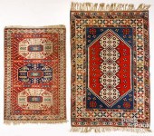 TWO KAZAK STYLE CARPETSTwo Kaz