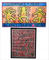 TWO KEITH HARING (1958 - 1990)
