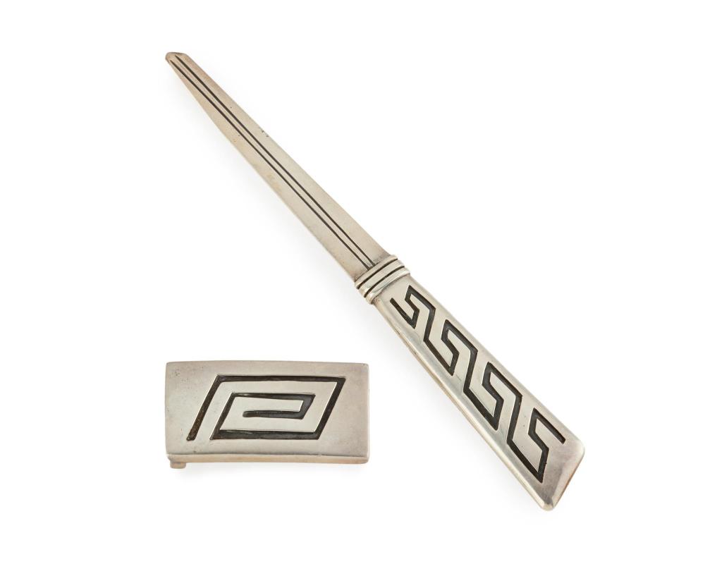 TWO KENNETH BEGAY STERLING SILVER
