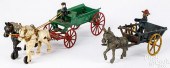 TWO KENTON CAST IRON ANIMAL DR