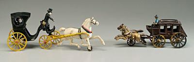 Two Kenton painted iron pull