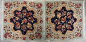 TWO KERMAN MATS, 1 FT 8 IN X 1